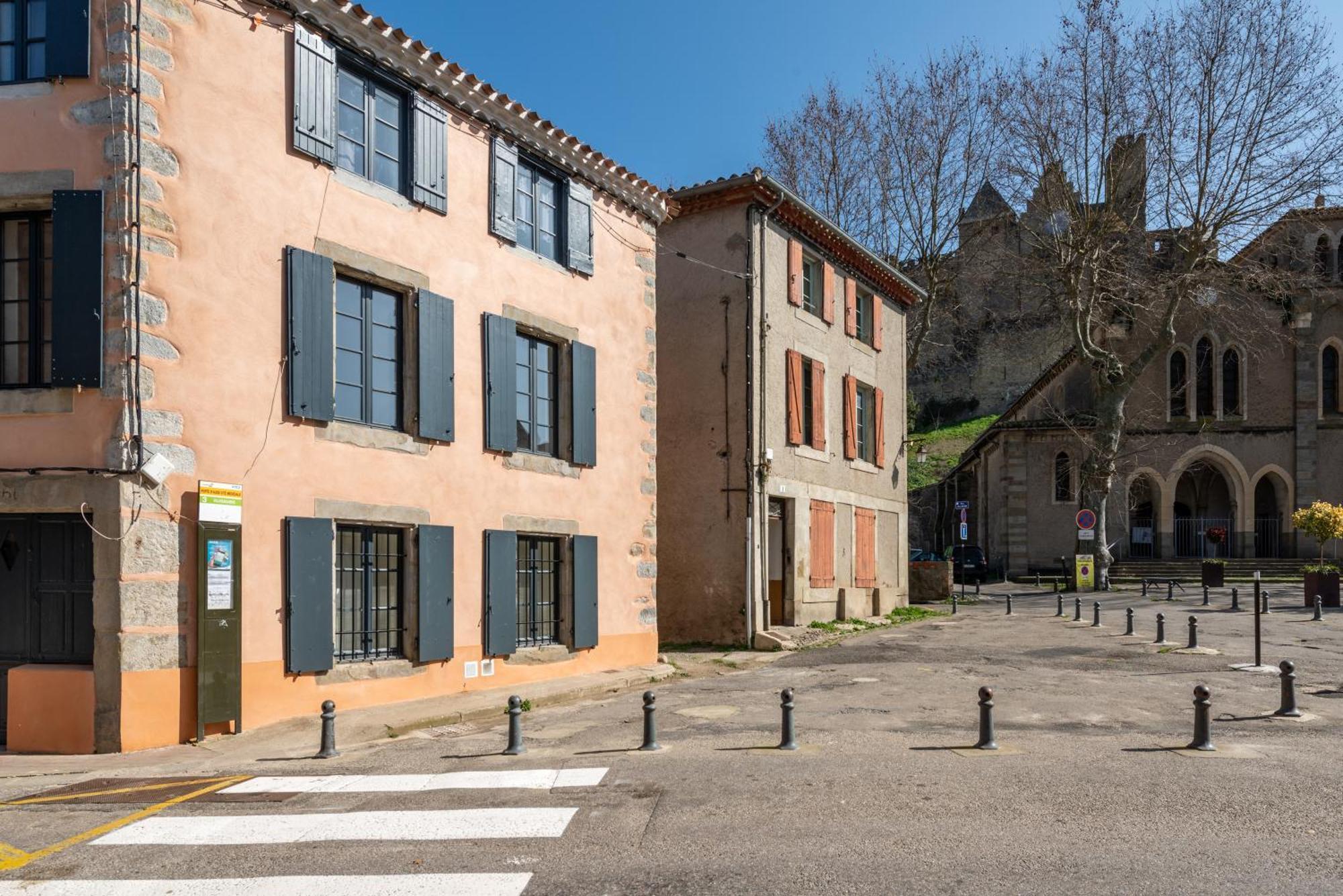 קרקסון Les Gites De Laure - L'Or Blanc, Appartement Avec Vue Sur Le Chateau, Climatisation, Netflix, A 160 M De La Cite Medievale מראה חיצוני תמונה